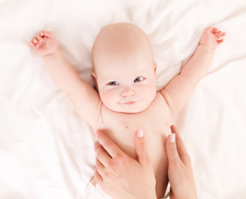 Massage bébé chiropraxie